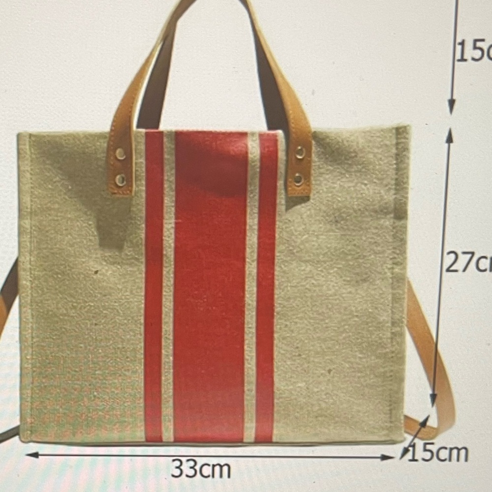 NWT Wknd OnlY  Canvas Crossbody Tote Bags - Picture 8 of 17